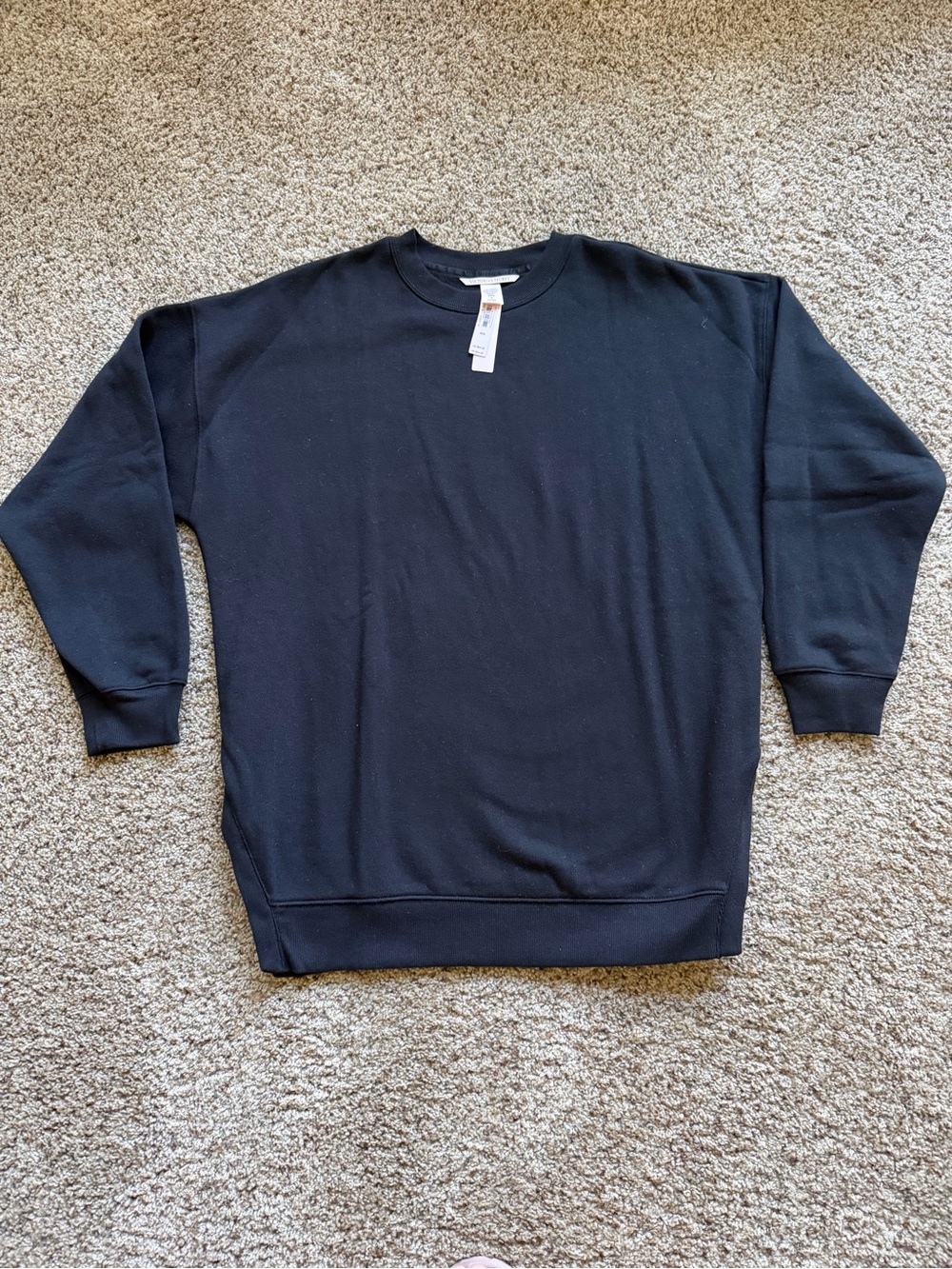 Victoria's Secret Black Crewneck Sweatshirt